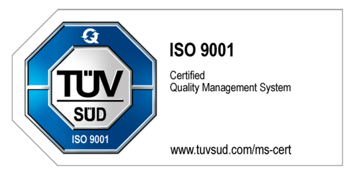 ISO 9001 Certified Quality Management System