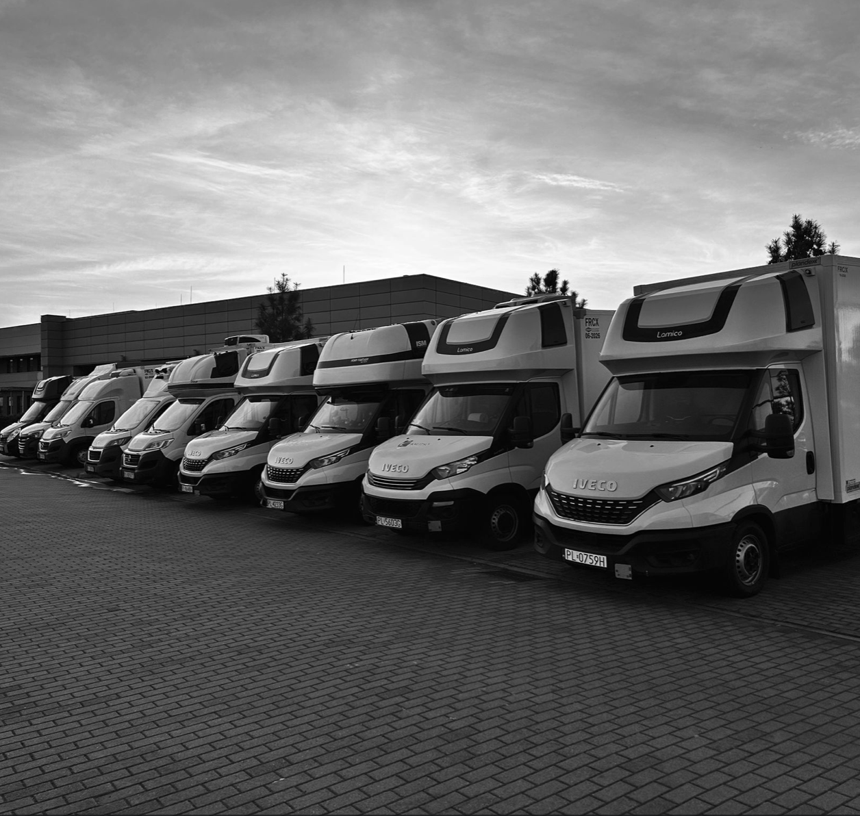 Flota pojazdów chłodniczych Kalipso Transport
